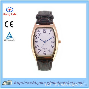 stainless steel back quartz bangle watch men